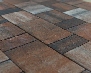 ტროტუარის ფილა Старый город Ландхаус Color Mix Тип 4 Койот