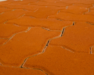 ტროტუარის ფილა Волна красный